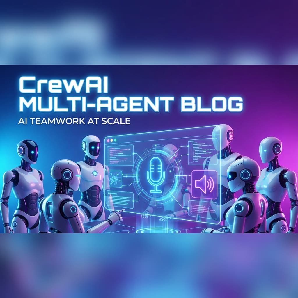 CrewAI with Voice: Build AI Teams That Can Speak